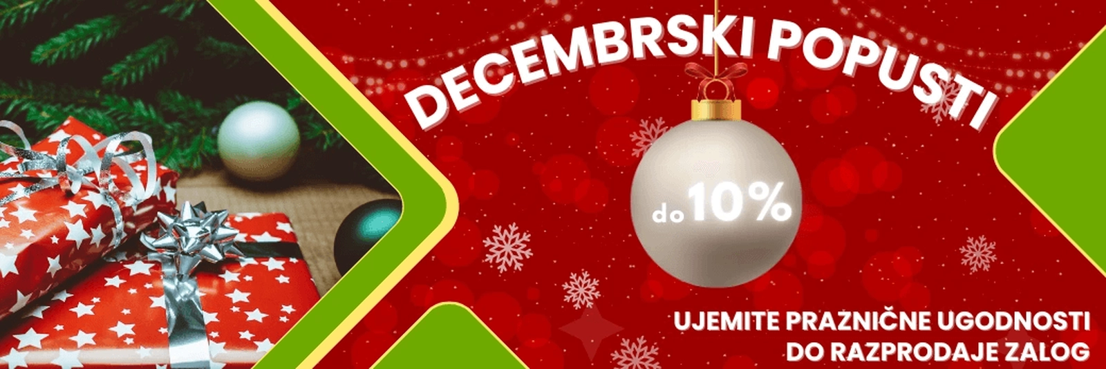 Decemberski popusti - ujemite praznične ugodnosti v Second Option trgovini!