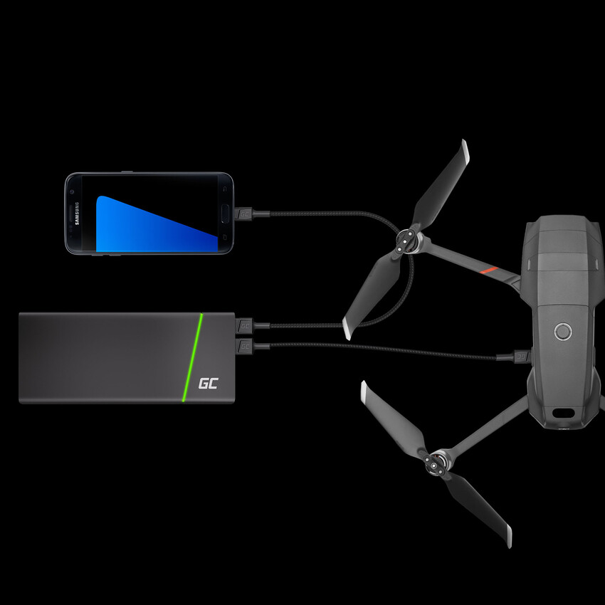 Green Cell kabel GC PowerStream USB-A - Micro USB 120cm Ultra Charge, QC 3.0 (KABGC20)
