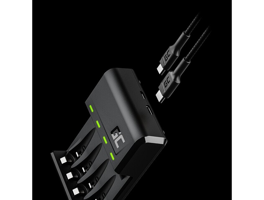 Set Green Cell GC Vitalpolnilec and 4x batteries AA 2000mAh Ni-MH (GRSETGC01)
