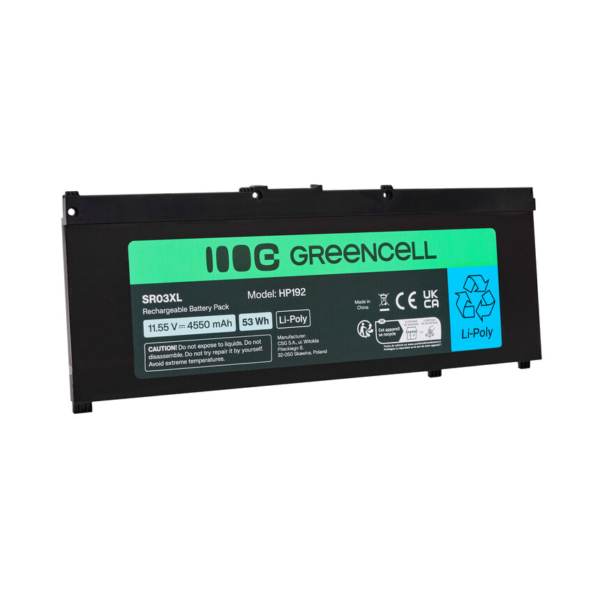 Greencell baterija za HP SR03XL HP Pavilion Gaming 15 (HP192)