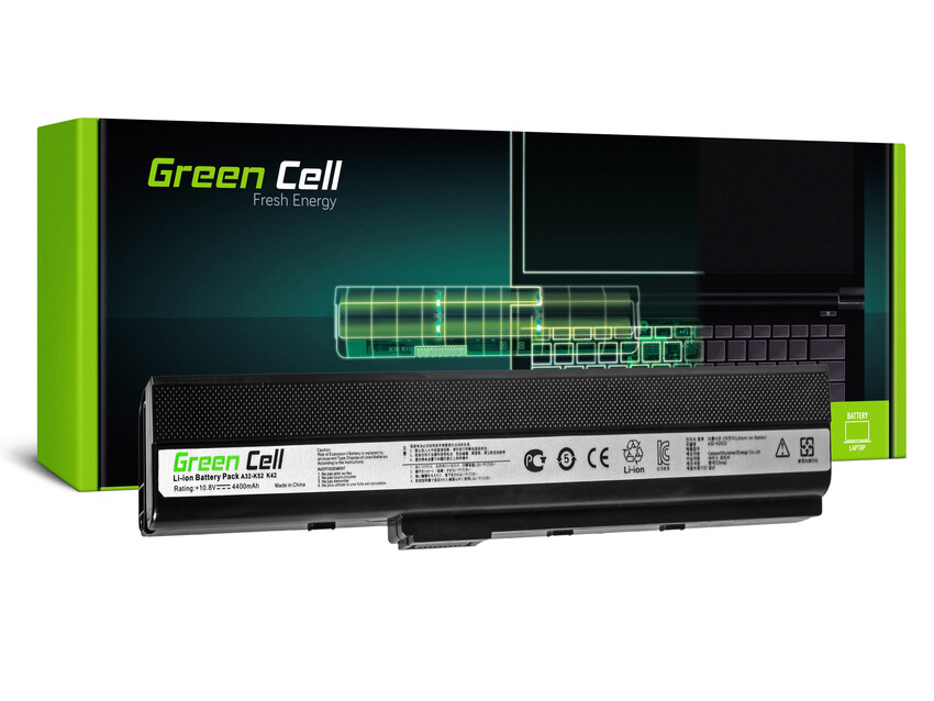 Green Cell baterija A32-K52 A32-K42 za Asus K52 K52J K52F A52 A52F X52J X52 K52JC K52N (AS02)